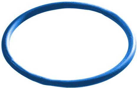 ORD-S, silicona, -60 °C - 180 °C, azul