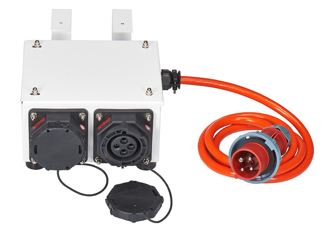 WISKA PushIn Mobile Splitter – Ampliación de la capacidad del contenedor refrigerado