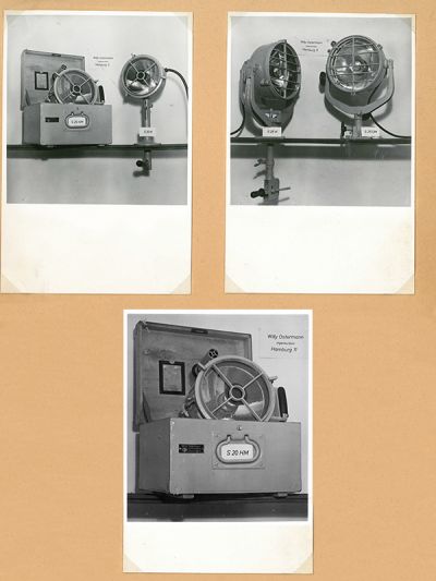 Proyector de búsqueda marino
