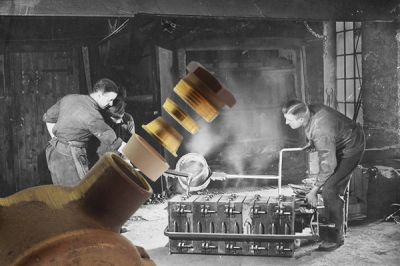 1919 - Primer prensaestopas en una caja de derivación de latón